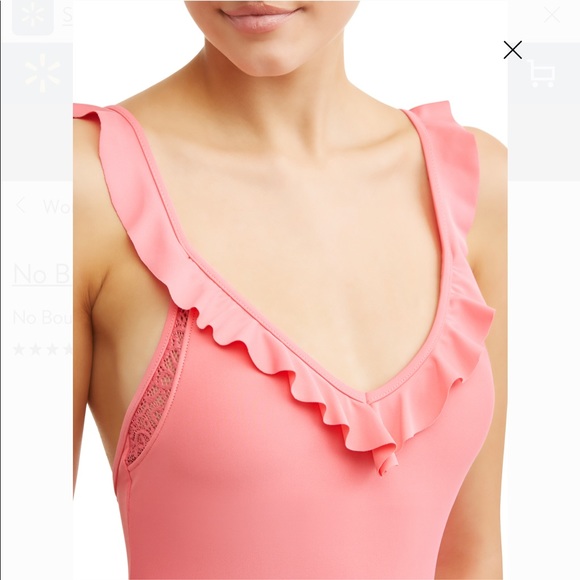 Pink Ruffle Swimsuit - Picture 3 of 8
